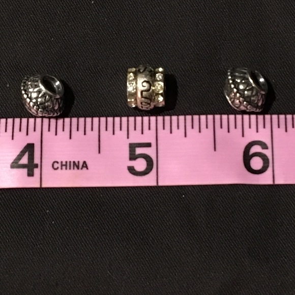 Sterling silver charm set. Originality beads. - Picture 7 of 9